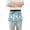 Cartoon Penguins and Cloud, variant on Cute Doodle Fishes Server Apron with 3 Pockets Waterproof Waitress Waist Short Apron for Man Woman 12 Inches