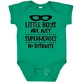 thumbnail image 3 of Inktastic Little Boys are Just Superheroes in Disguise with Mask Boys Baby Bodysuit, 3 of 5