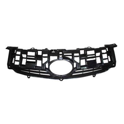Fits 2010 2011 Toyota Prius Black Plastic Insert Front Bumper Lower Grill Grille 