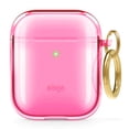 thumbnail image 1 of Funda para Airpods Elago Clear con llavero para Airpods 1 y 2, color rosa, 1 of 8