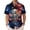 Celebrating the 250th Anniversary, variant on 4th Of July Hawaiian Shirts for Men 250 Years Eagle Fashion Short Sleeve American Flag Shirts for Travel