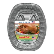 Handi-Foil Aluminum Foil Giant Oval Roaster, 16" x 13.12" x 3.12", 1 Count