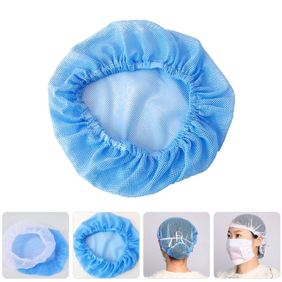 HEANUJJ 8Pcs Lightweight Breathable Mesh Disposable Hair Nets for Cooking and Workshop Use