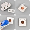 thumbnail image 3 of Coin Holders FULLCASE 400Pcs Cardboard Coins Flips 2x2, 3 of 7