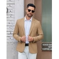 thumbnail image 5 of COOFANDY Men Suit Jackets Blazer Big and Tall Sportcoats Travel Daily Tuxedo Jacket, 5 of 9