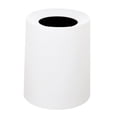 thumbnail image 2 of 2Pcs Bote de basura Galón Bolsa de basura oculta Novedad Elegante Cubo de basura para oficina Hogar Dormitorio Baño Cocina, Papelera moderna Plástico Baoblaze bote de basura redondo, 2 of 8