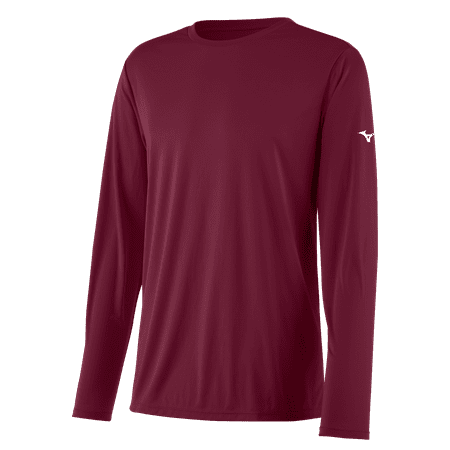 UPC: 0889961543692 | Mizuno Men s Mizuno Long Sleeve Tee Size Medium Cardinal (1212)