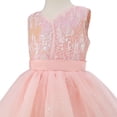 thumbnail image 5 of LOEL Girls Pink Ball Gown Witch Dress Princess Dresses Sequin Tulle Dress Wedding Birthday Party Dress Up, 5 of 7