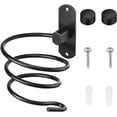 thumbnail image 6 of Hair Dryer Holder,Wall Mounted Spiral Hair Dryer Shelf,Bathroom Stainless Steel Hair Dryer Bracket,Self-Adhesive Hair Dryer Storage Rack (Black), 6 of 7