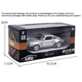 thumbnail image 3 of 1:36 Porsche 911 Turbo 1987 Audi 1980 modelo de coche clásico juguete aleación Diecast modelos de vehículos Retro tirar hacia atrás regalos en miniatura,Porsche Green, 3 of 6