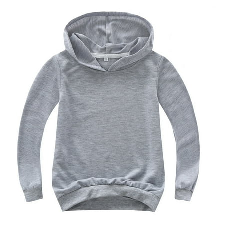 

Baby Boy Girl Pullover Hoodie Sweatshirts Long Sleeve Basic Solid Hooded Tops Casual Toddlers Shirts Sweatshirt
