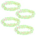 thumbnail image 2 of KAKOWELY 4 piezas de collar de fiesta hawaiano con guirnalda de flores artificiales y leis hawaianos, 2 of 5