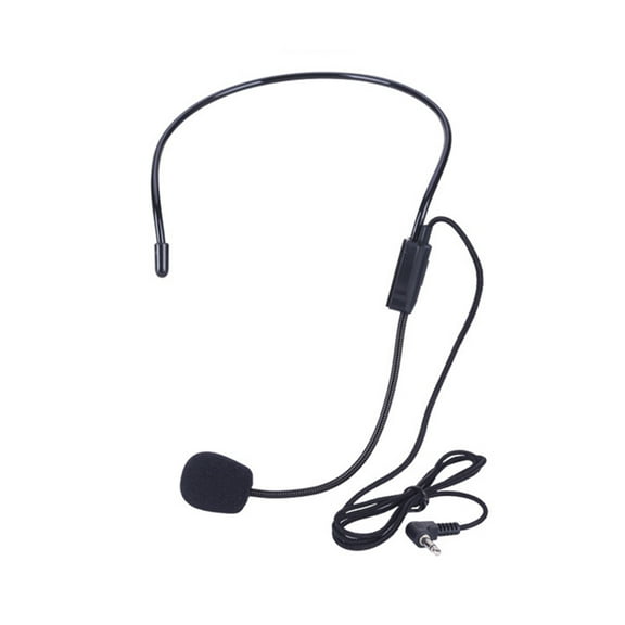 Juliy Headset Wired Microphone High Sensitivity Portable 3.5mm Plug Mini Headset Suitable for Teachers, Singing, Coaches, Training, Demonstration, Travel Guidance