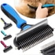 thumbnail image 3 of Stainless Steel Double-sided Pet Comb, Promotes Health Shiny Coat Pet Accessories, 3 of 5