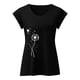 thumbnail image 2 of Playeras,Blusas y Tops,Ropa para Mujer Camisetas Sin Mangas Para Mujer Camiseta sin mangas con manga casquillo para mujer, cuello en V, color sólido, camisa informal, blusa suelta (Black, XL), 2 of 4