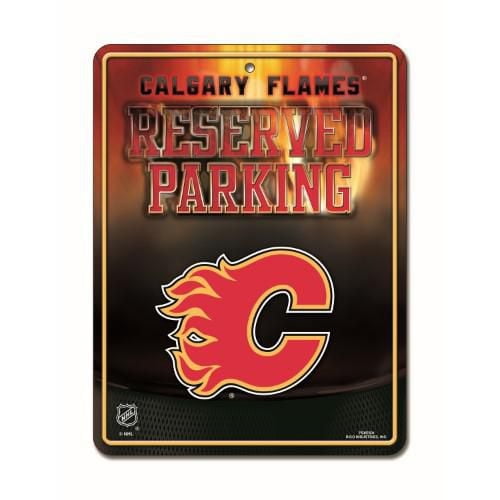 Panneau de stationnement des Flames de Calgary de la LNH