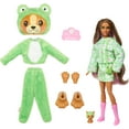 thumbnail image 7 of Barbie Cutie Reveal Costume-Themed Series Doll & Accessories with 10 Surprises, Puppy as Frog, 7 of 7