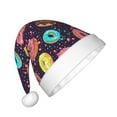 thumbnail image 2 of Honeii Donuts1 Print Hat Santa Claus Hat For Xmas Party, Christmas Caps For Boys Girls Child,Christmas Beanie, 2 of 6
