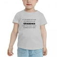thumbnail image 2 of If You Mess With Me. You Mess With My Grandma Cute Toddler Tshirts for Boys Girls (Gray, Youth S), 2 of 5
