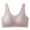 Pink, variant on Women's Everyday Bra Seamless Thin Lightly Wirefree Teens Bralette Solid Color Underwear Workout Push Up Breathable Comfort Bra Beige Free Size