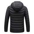 thumbnail image 5 of XFLWAM Heated Jacket for Men and Women Heated Coat Hooded Heating Warm Jackets Windproof USB Charging Electric Body Warmer with 11 Heating Zone Black L, 5 of 8