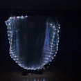 thumbnail image 2 of Bandera luminosa LED de tela blanca, luz blanca, botón de batería con interruptor, accesorios de baile, reloj, ropa de rendimiento, 2 of 5