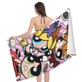 thumbnail image 3 of The Powerpuff Girls Beach Towels Soft Bath Blanket Camping Towels For Travel, Swim, Gym One Size, 3 of 8