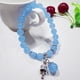 thumbnail image 4 of Pulsera elástica con cuentas de cristal curativo semiprecioso de 8 mm, unisex, 4 of 6