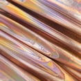 thumbnail image 6 of FabricLA Hologram Metallic Foil Spandex Knit Fabric 4-Way Stretch, 60" Inch Wide | Rose Gold, 6 of 6