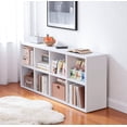 thumbnail image 4 of Ilios Innova | Librero Organizador de MDF Color Blanco, Mueble Moderno para Sala, Oficina o Recámara, 4 of 9