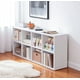 thumbnail image 4 of Ilios Innova | Librero Organizador de MDF Color Blanco, Mueble Moderno para Sala, Oficina o Recámara, 4 of 9