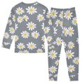 thumbnail image 2 of joogoo Floral Daisy Pajamas Set Long Sleeve Soft Cotton Sleepwear 2 Piece 24M, 2 of 7