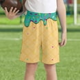 thumbnail image 2 of oqasdz Boys Girls Shorts Ice Cream Print Elastic Waist Comfortable Shorts With Pockets Child Sports Active Baseball Shorts Size 7 Y-8 Y, 2 of 4