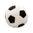 thumbnail image 1 of Juguete de peluche CUTICAT cojín temático deportivo en forma de fútbol negro 20cm, 1 of 8