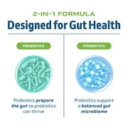 Probiotic & Prebiotic Capsules | Pre and Probiotics for Synbiotic Gut Health & Bloating Relief for Women & Men | 20 Billion CFU | Vegetarian | 60 Ct.