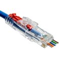 thumbnail image 2 of NTW Net-LockTM Verrouillable RJ45 Cat6 Botte et Prise, P à Travers pour Terminaison EZ. Inclut Inserts de Verrouillage Rouges, 2 of 4