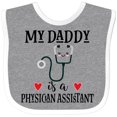 thumbnail image 3 of Inktastic Physician Assistant Daddy Baby Boys or Girls Baby Bib, 3 of 4