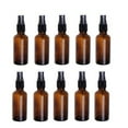 thumbnail image 3 of 20pcs 20ml Portable Travel Bottle Lotion Spray Empty Glass Bottle Press Spray Bottle (Brown), 3 of 9