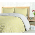 thumbnail image 4 of Ambesonne Floral Duvet Cover Sets, Minimalistic Daisy Flower, 2-King, Pale Yellow Orange White, 4 of 6