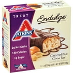 Atkins Endulge Caramel Nut Chew Bar, 1.2oz, 5-pack (Treat)