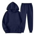 thumbnail image 6 of Mercatoo Kids Hoodie Sweatsuit Set Boys Girls 𝗥aglan Sleeve Tracksui𝘁 Pullover Hooded Sweatshirts and Jogger Pants Set Fall Athleisure, 6 of 6