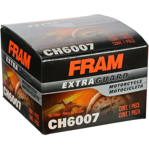 FRAM Motorcycle/ATV Oil Filter, CH6007 for Select Honda Models
