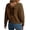 Brown, variant on Eytino Sweaters for Women Long Sleeve Fall Back Bow Knot Sweaters Crew Neck Solid Knit Pullover Tops