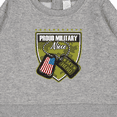 thumbnail image 3 of Inktastic Proud Military Niece Baby Sweatshirt, 3 of 4