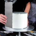 thumbnail image 4 of LAICAIW 1 Pc Stainless Steel Cake Scraper Double Sided Patterned Comb Metal Cake Scraper Edge Carving Smoothing Cream Pastry Baking Tools（9 Inch） (CS-23), 4 of 7