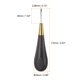 thumbnail image 2 of Uxcell Herramienta de perforación de cuero con punzón de costura en forma de rombo de 2.96 mm con mango de madera, negro, 2 of 7