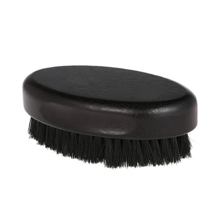 Beard Brush Wooden Shaving Brush Portable Oval Brush For Beards Mustache Face Massage Men's Face Cleaning