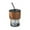 A, variant on THLKIF Clear Double Wall Glass Coffee Tumbler, to Go Glass Travel Mug with Lid, Portable Glass Thermos with Straw, Reusable Cup for Coffee, Tea, Smoothies, Ice Coffee
