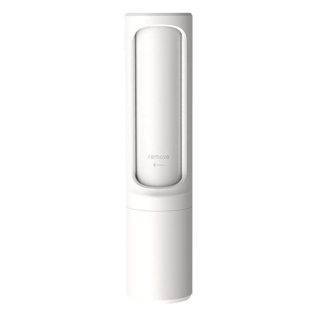 Brosse d'Élimination des Poils d'Animaux Brosse d'Élimination des Poils d'Animaux Rouleau Anti-Peluches Rotation Appareil d'Élimination des Poils de Chien Portable Mini Statique pour Usage Domestique Blanc