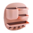 thumbnail image 1 of Leodye 1PCS Self-adhesive Wall-mounted Side Storage Box Multifunctional Compact Home office Bedroom Remote Control Pen Organizer Rack -8.7*8.7IN, 1 of 5